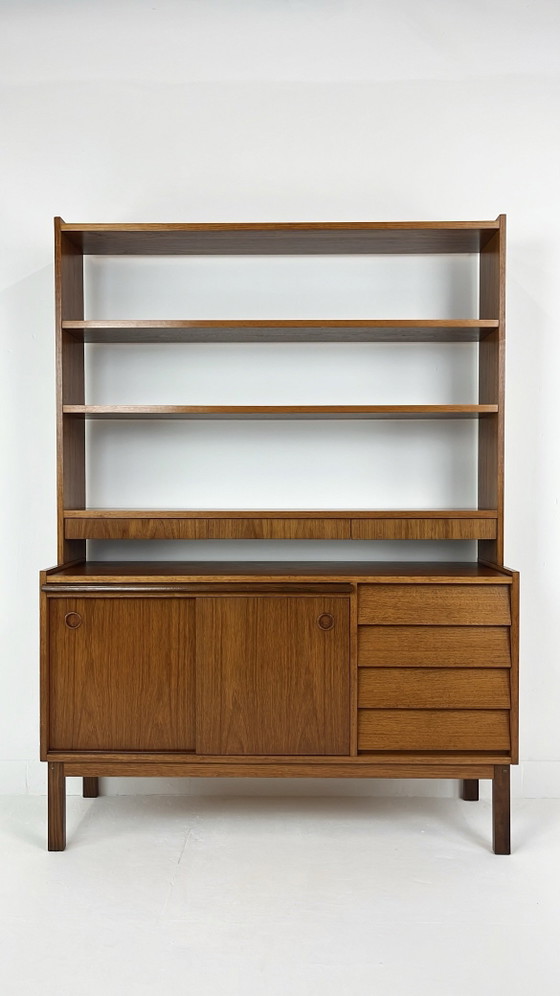 Libreria svedese vintage in impiallacciatura di teak – Librerie, Legno (photo 16 of 18)
