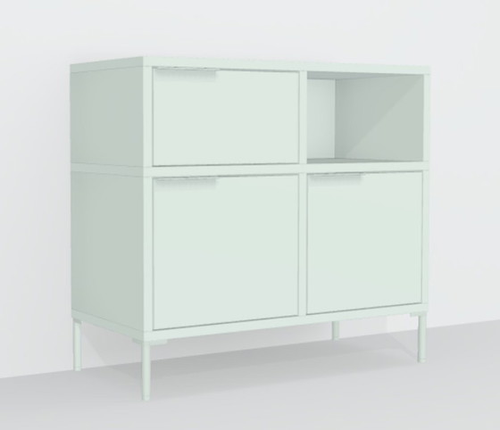 Image 1 of Credenza Tylko verde con tre cassetti