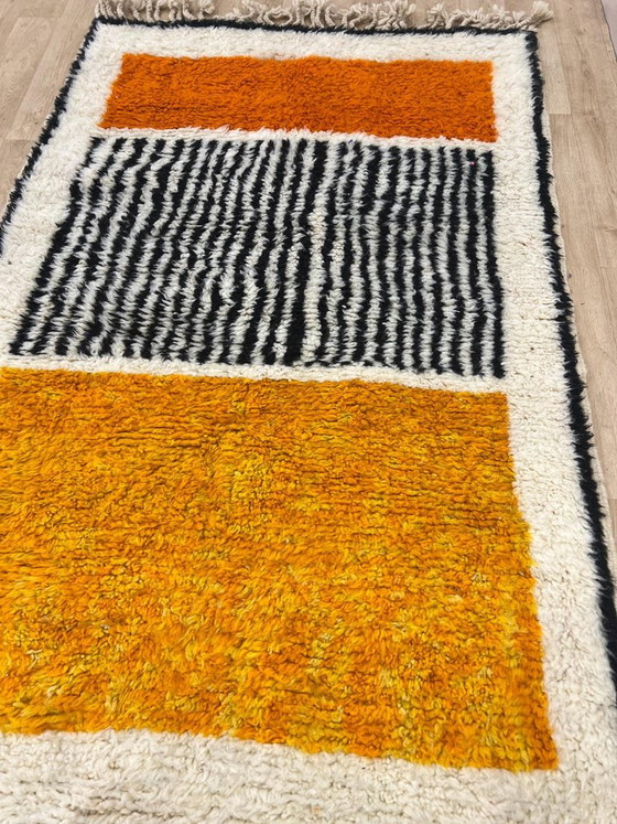 Alfombra naranja de 300 cm x 210 cm. – Wool (photo 11 of 11)
