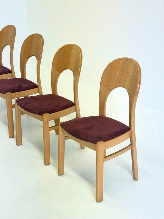 Image 1 of Set van 4 Morten eetkamerstoelen van Niels Koefoed