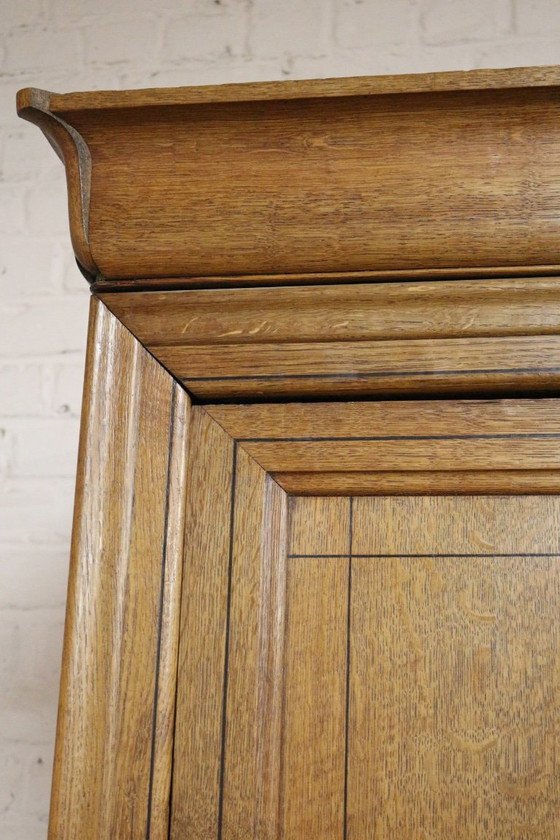 Antieke Linnenkast Louis Philippe-Stijl – Kledingkasten, Wood, Brass (photo 5 of 7)