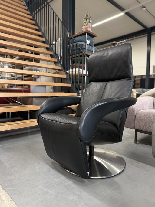 Jori Symphony Mini-Sessel, schwarzes Leder