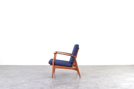 Image 1 of Dänischer Lounge-Sessel aus der Mitte des 20. Jahrhunderts, 1960er Jahre.