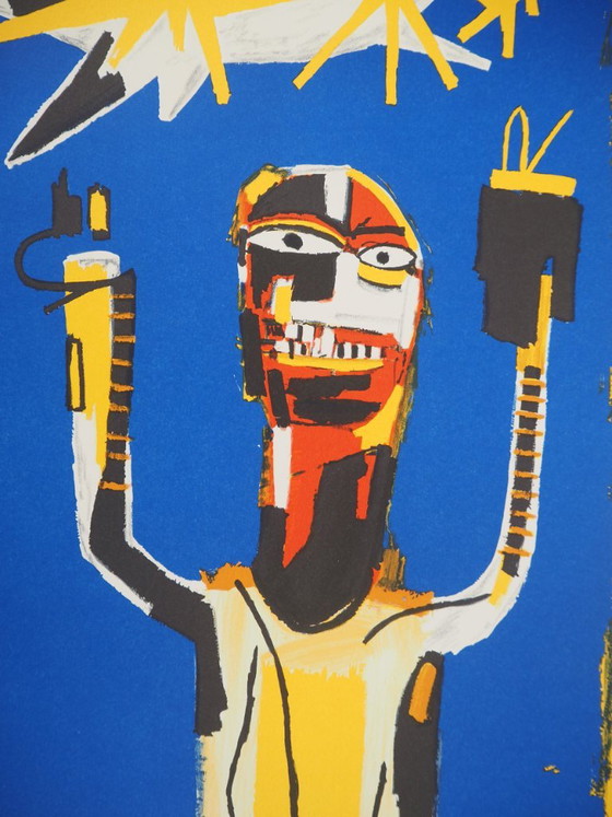Jean-Michel Basquiat: Sign of Welcome, Signed Lithograph – Lithographs & prints, Paper (photo 10 of 10)