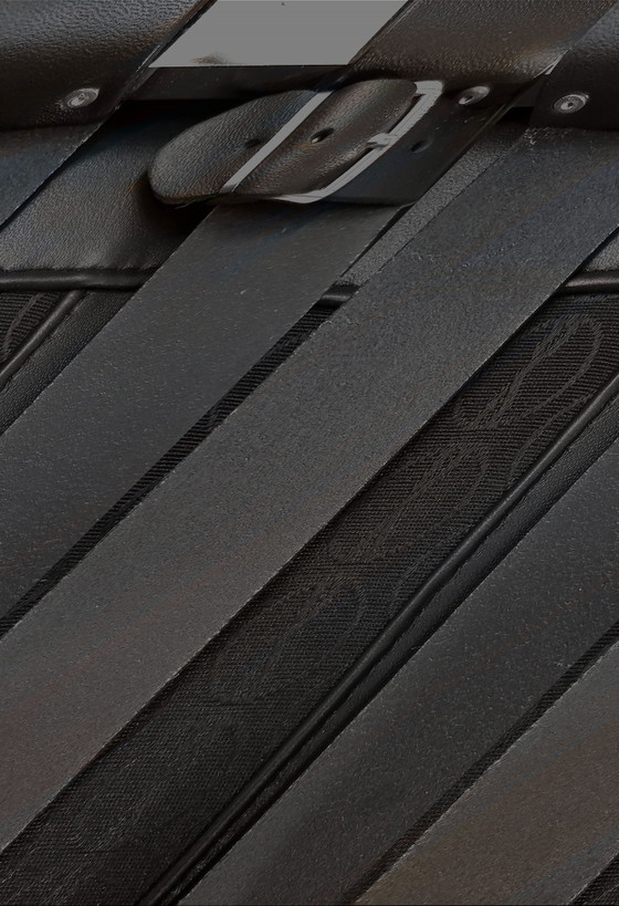 Image 1 of Knoll Set Barcelona New-Never Used Black Leather Design by Ludwig Mies Van Der Rohe and Lilly Reich 1929