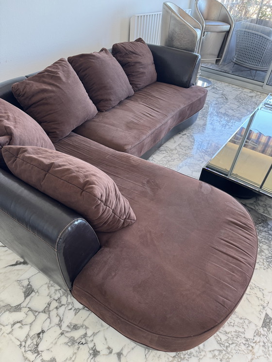 Image 1 of Canapé d'angle design haut de gamme de style italien – salon extra profond