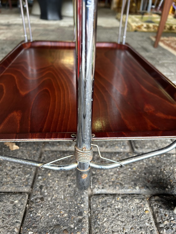 Image 1 of Chariot de service/meuble mural Gerlinol vintage années 60/70