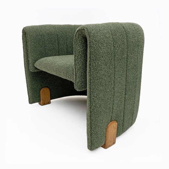 Image 1 of Paar Bouclè-Sessel im italienischen Design