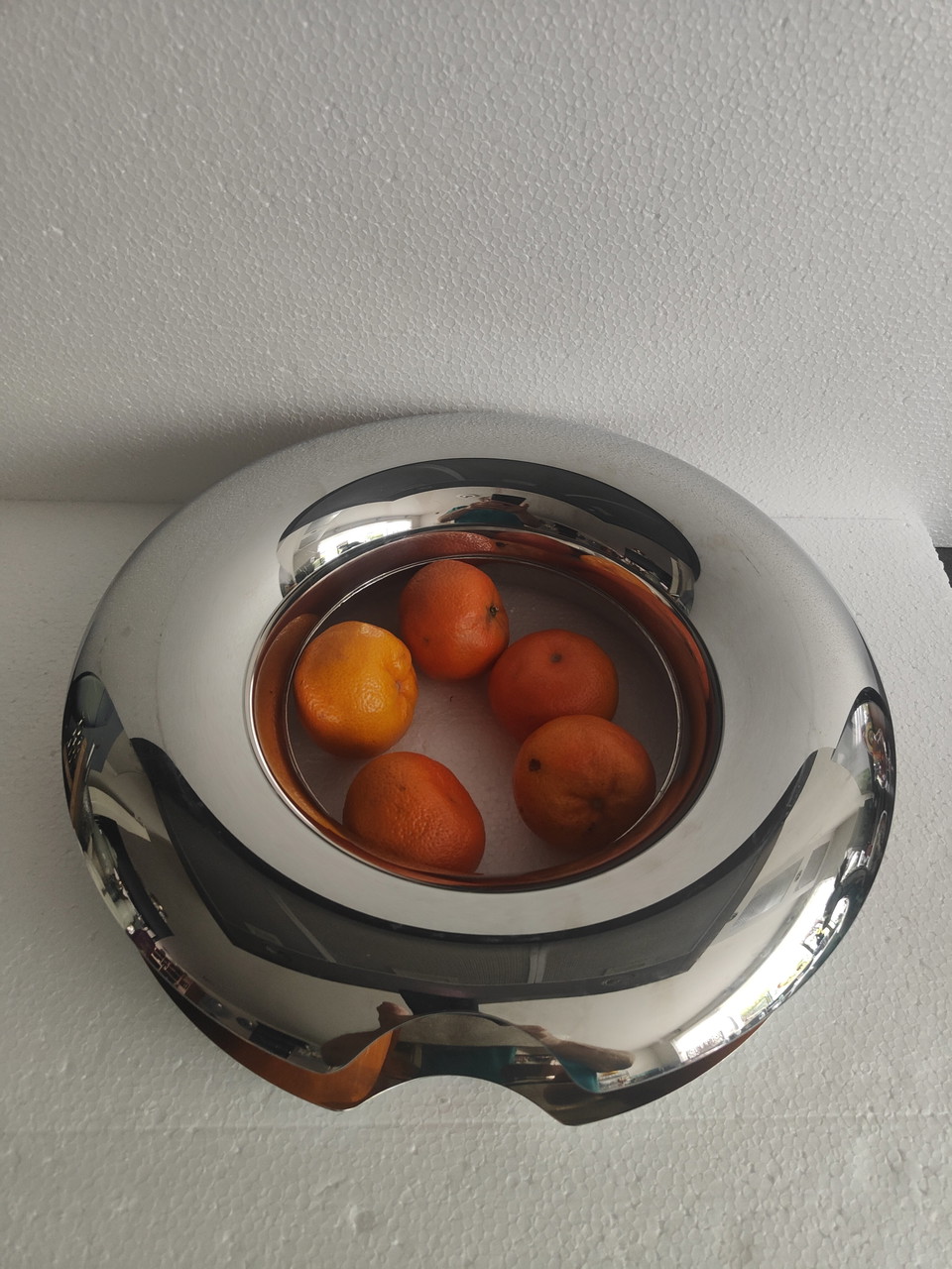 Plateau à Fruits Alessi LV 01 - Inox Argenté - Neuf (défaut Emballage Possible)