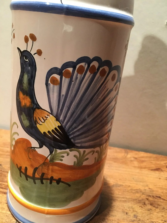 Bottiglia di liquore "Pineau" in terracotta – Bicchieri e caraffe, Porcelain, Vintage (photo 6 of 8)