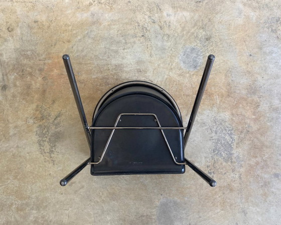 Image 1 of 4 sedie vintage in pelle Arrben Italy Georgia