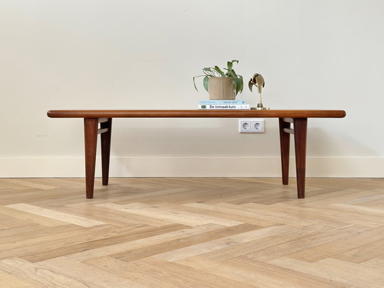 Image 1 of Vintage salontafel Deens teak hout jaren 50/60/70