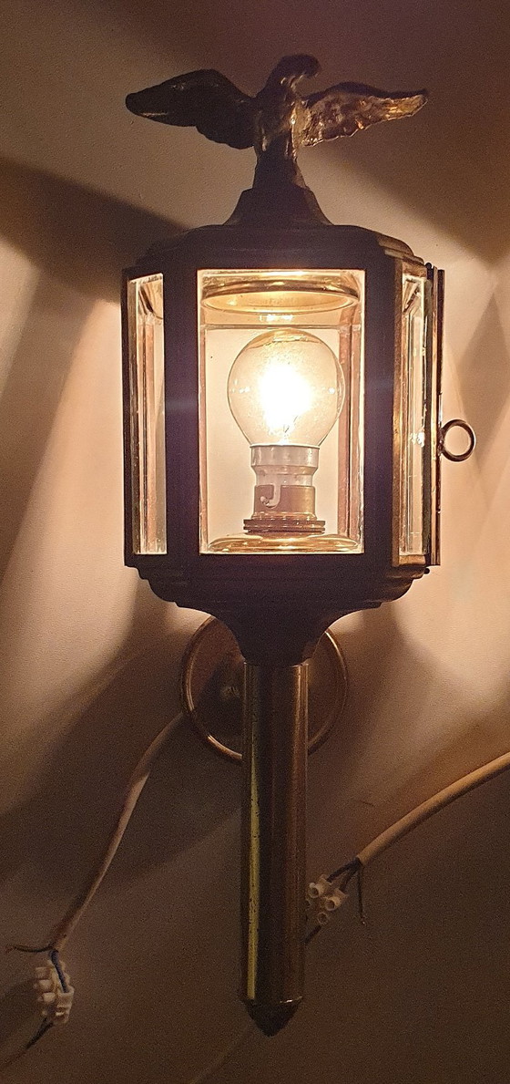 2 lanterne antiche lampade da carrozza lampade da esterno – Applique, Ottone (photo 23 of 27)