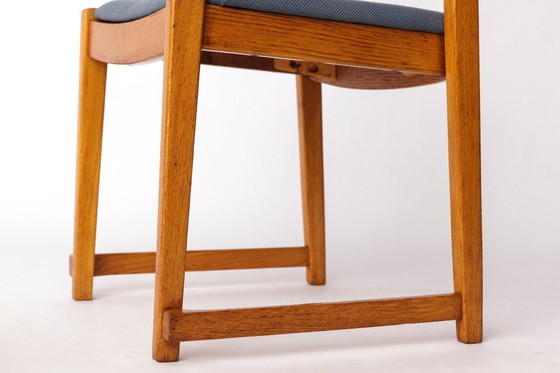 Image 1 of Chaise empilable en chêne vintage par Carl-Ewert Ekström - 1960s Scandinavian Design