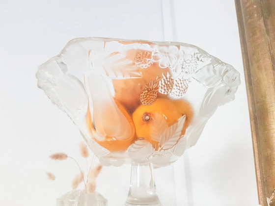 Fruttiera vintage in vetro stampato – Stoviglie (photo 5 of 10)