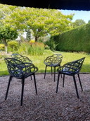 4 x Flora Chair by Papatya for Outdoors or Indoors