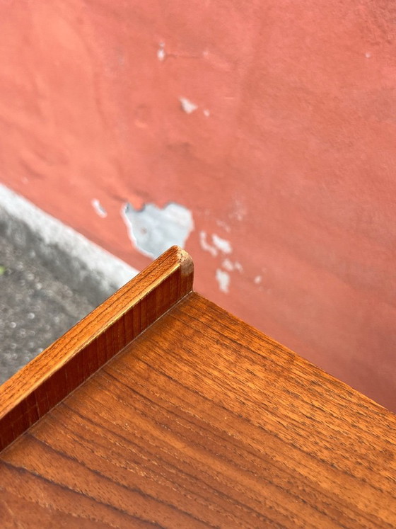 Image 1 of Cassettiera/comodino vintage danese in teak, stile moderno di metà secolo, anni '60.