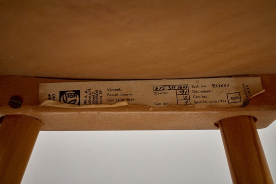 Set di 2 sedie in faggio, anni '60, Cecoslovacchia – TON, Sedie da pranzo, Wood (photo 14 of 14)
