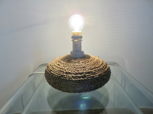 Lampe Aus Geflochtenem Seil, Frankreich, 1970