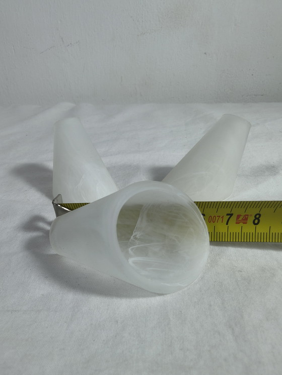 Image 1 of G4 Hand-blown glass alabaster lampshades