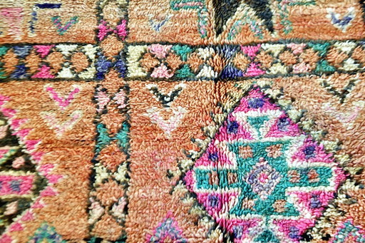 Symmetrisch Marokkaans Beni M'Guild Vintage Vloerkleed - 310 x 185 cm