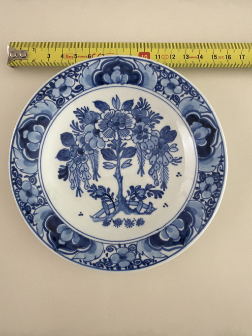 Set van 3 verzamelbare Delfts Blauwe borden