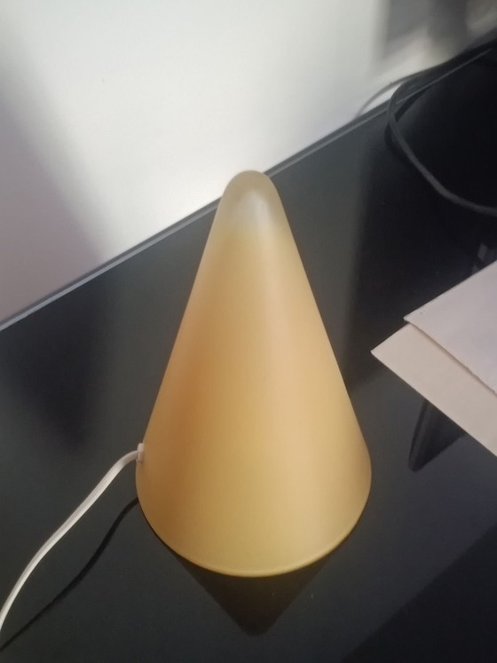 Lampe Teepee par SCE 1980s, Verre, Orange (photo 4 sur 6)
