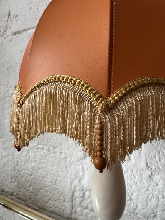 Image 1 of 1970s alabaster column lamp