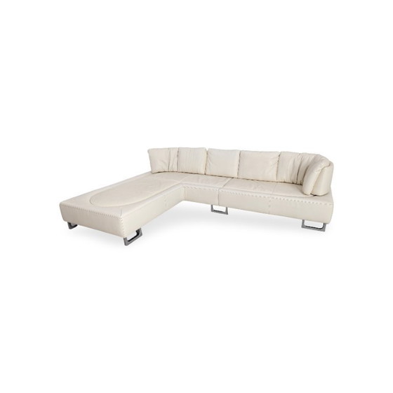 Image 1 of Divano angolare modulare Original De Sede DS 165 in pelle color crema