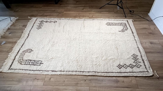 Image 1 of Berberteppich Schurwolle Marokkanischer Teppich - 230 x 135 cm 300 x 200 m Typ B21.6