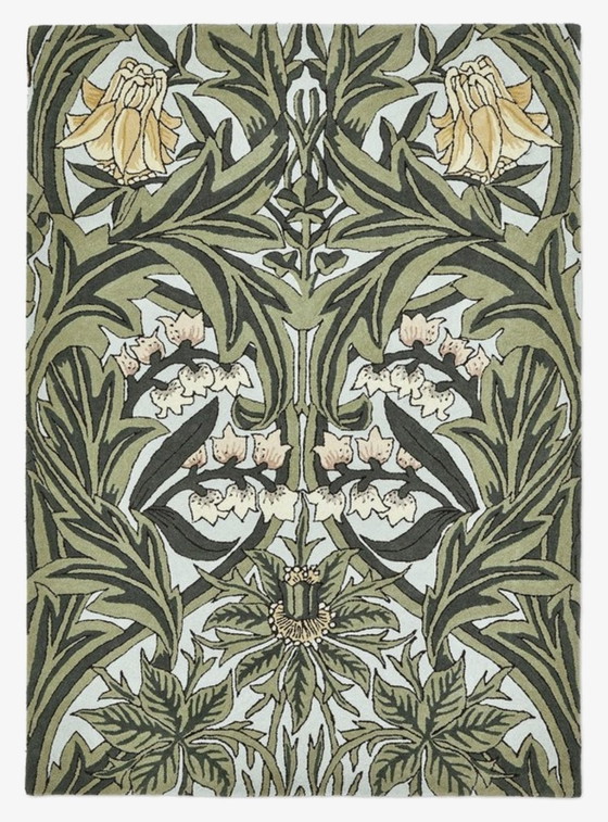 Image 1 of Alfombra Brink and Campman Morris & Co Bluebell Leavy 250 x 350