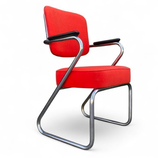 Fana 'paperclip' fauteuil Paul Schuitema jaren 50