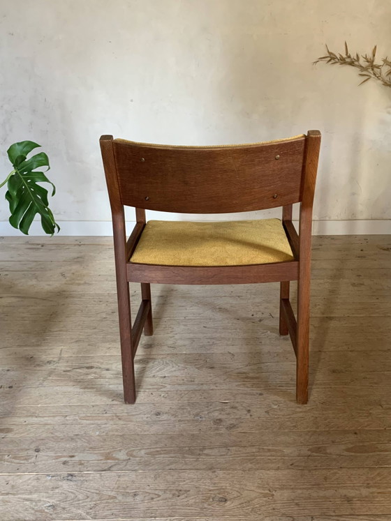 Poltrona vintage danese di Borge Mogensen in velluto giallo – Poltrone, Velvet, Scandinavian (photo 6 of 8)