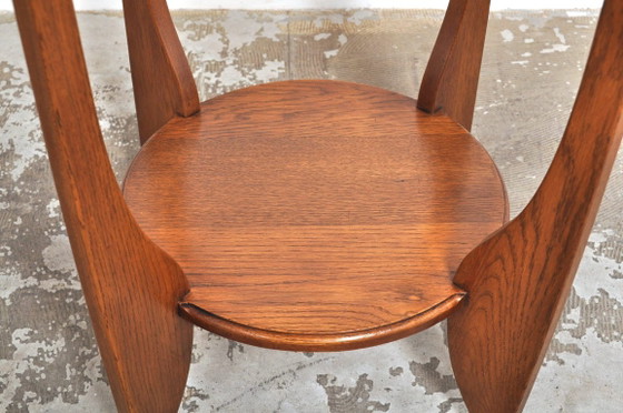 Art Deco Eiken Side Table, 1920s – Bijzettafels, Wood (photo 6 of 7)
