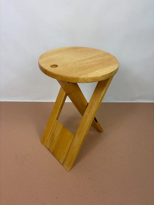 Klappbarer Hocker - 1980er Jahre