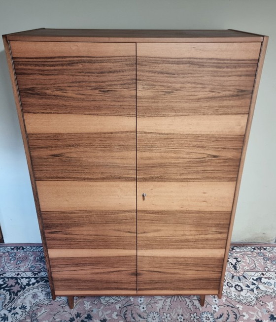 Image 1 of Vintage Wardrobe in Walnut by Tatra Nabytok, 1970s