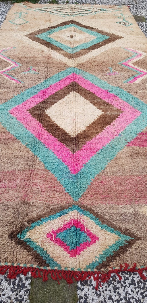 Handgeknoopt Berber kleed wol 335x167cm