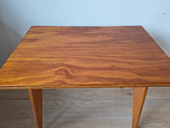 Vintage Wooden Side Table / Mid-Century Modern Side Table (photo 3 of 5)