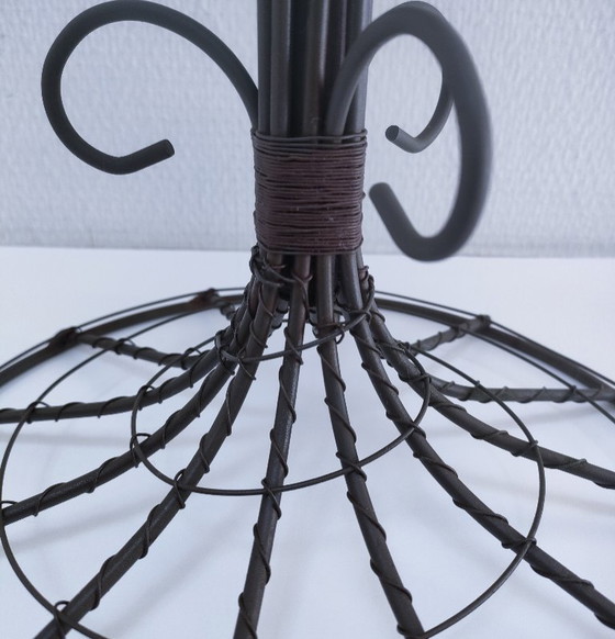 Image 1 of chandelier sept feux métal terre cuite