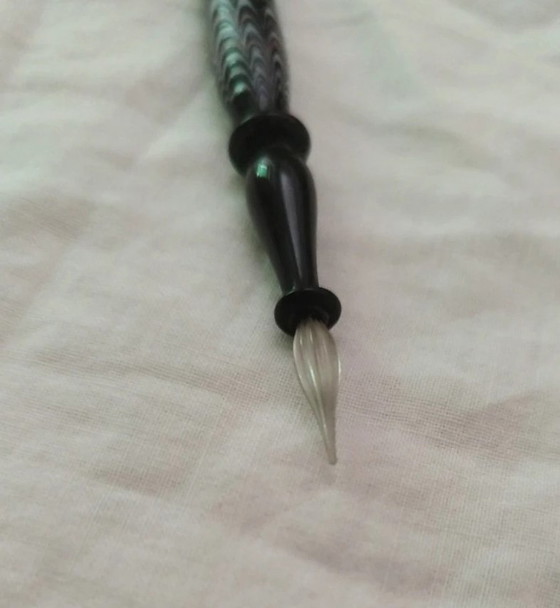 Image 1 of Murano Glass Pen with Phoenician Workmanship
