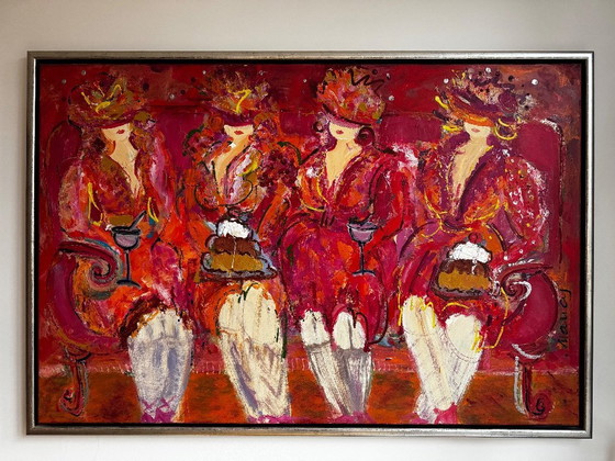 Image 1 of Dipinto Le signore di Nancy Lohuis 108 x 157