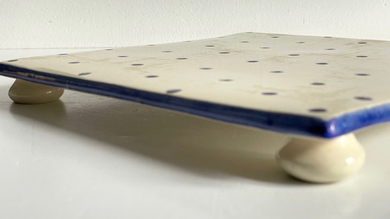 Image 1 of Sottobicchiere in ceramica con puntini St Clément VINTAGE