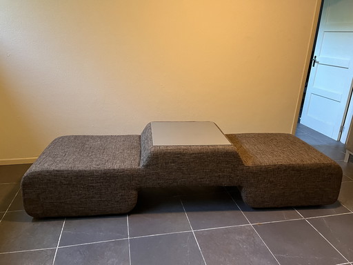 Unique: Lounge sofa | seating element | sofa with table-in-1