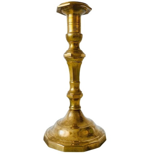 Vintage brass gold candlestick