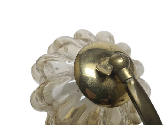 Art Deco Bedside Lamp, Belgium, 1950s – Table lamps, Glass, Brass (photo 9 of 13)