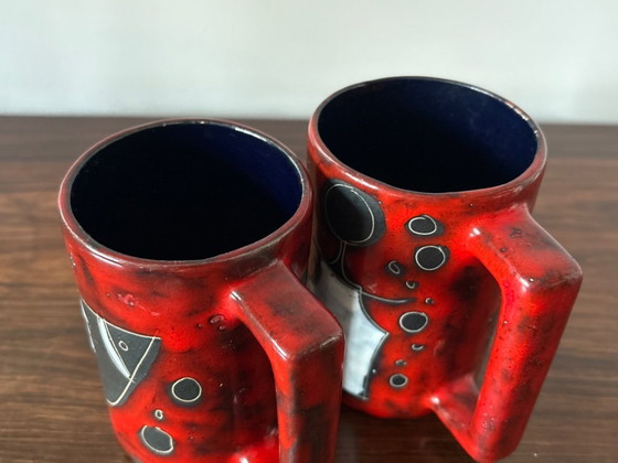 Image 1 of Tazze italiane di San Marino degli anni '50, stile Fantoni