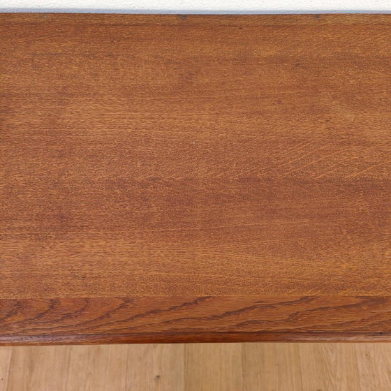 Tavolino Vintage Stile Rustico Scrivania Toletta Mobile TV, Tolette, Legno, Ottone, Marrone (foto 10 di 12)