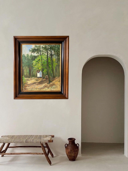 Peinture à l'huile | Nature | vintage | romantique | unique