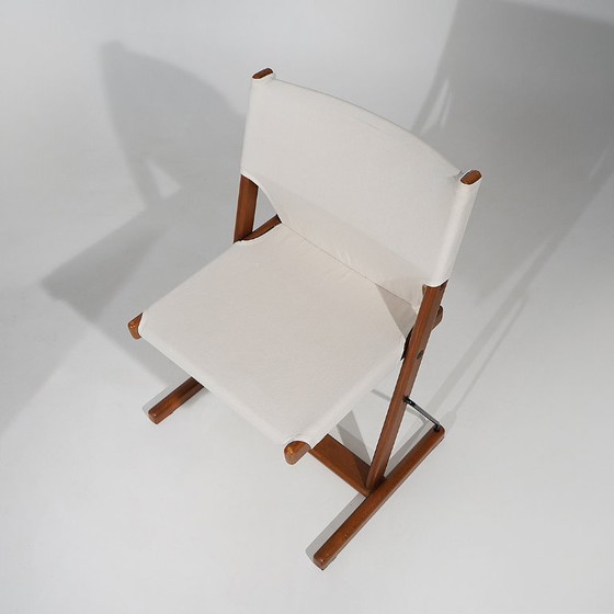 Eight “Nina and Santa Maria” Chairs by Piero De Martini for Cassina, 1970s – Dining chairs, Textile (photo 8 of 15)