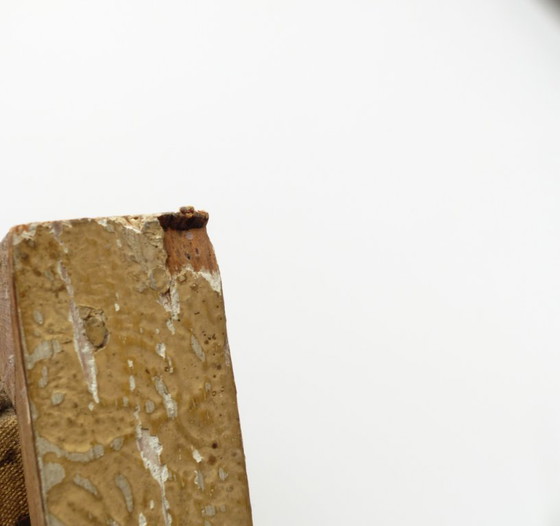 Image 1 of Peinture à l'huile originale représentant un nu féminin aux pivoines, signé G. Desvignes et daté 1944, École française, encadré